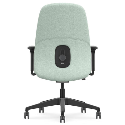 Interstuhl - Interstuhl HEJis3 (HJ116) Bürostuhl (Polsterrücken) - Bürostuhl - Polsterrücken (HJ116) - Schwarz Mint - Synchronmechanik - 123HomeOffice