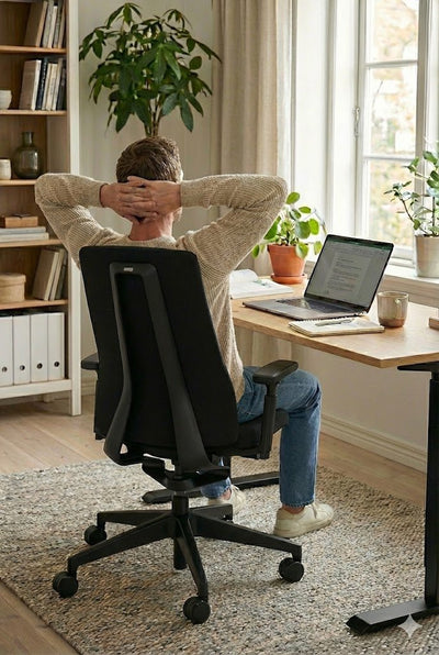 Interstuhl - Interstuhl Pure - Secret Deal - Bürostuhl - Black Edition - Verstellbare 4 - D Armlehne - 123HomeOffice