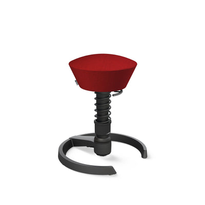 Aeris - Aeris Swopper Black Gleiter - Sitzhocker - Wollmischung (Capture Gabriel) - rot - 123HomeOffice