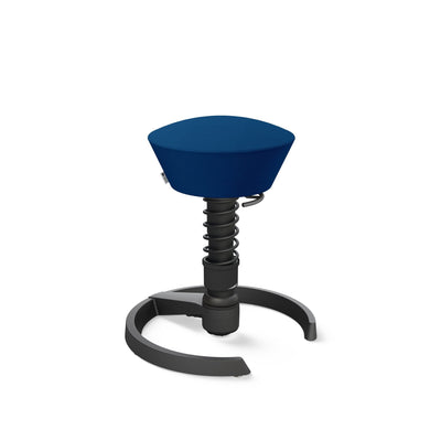 Aeris - Aeris Swopper Black Gleiter - Sitzhocker - Wollmischung (Select Gabriel) - blau - 123HomeOffice